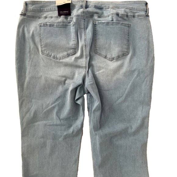 NYDJ Marilyn Straight Crop Denim Jeans Hollander Plus Size ( 22W ) - Picture 3 of 4